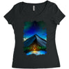 Under The Stars Women's Triblend Scoop T-shirt