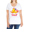 kino loves hong kong Ladies Curvy T-Shirt