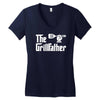 the grillfather Women's V-Neck T-Shirt