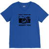 don't make me shoot you V-Neck Tee