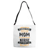 Super Cool Mom Of A Freaking Awesome Nurse Adjustable Strap Totes