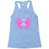 i wear pink for my mom Racerback Tank