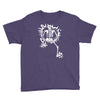 a skeleton crawling Youth Tee