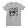 educated, natural, melanated Ladies Fitted T-Shirt