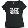 crazy mofos Women's Triblend Scoop T-shirt
