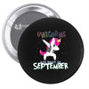september born unicorns Pin-back button