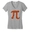 pumpkin pi Women's V-Neck T-Shirt