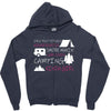 camping kinda girl Zipper Hoodie