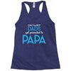 Only the Best Dads get Promoted to Papa Racerback Tank