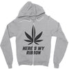 Support Melanoma Cancer Awareness With A Black Cannabis Leaf Zipper Hoodie