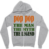 pop pop the man the myth the legend Zipper Hoodie