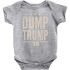dump trump Baby Bodysuit