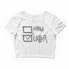 now or later Crop Top