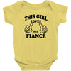 This Girl Loves Her Fiance Baby Onesie