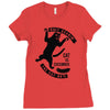 cat versus cucumber Ladies Fitted T-Shirt