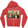 Grant Wood American Gothic Zipper Hoodie