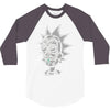 scientific sketch 3/4 Sleeve Shirt