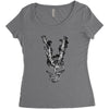 donnie darko Women's Triblend Scoop T-shirt
