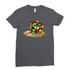 Rubik Cube Ladies Fitted T-Shirt