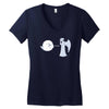 boo vs Women's V-Neck T-Shirt