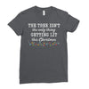the tree isn't the only getting lit this christmas Ladies Fitted T-Shirt