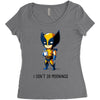 i don't do mornings Women's Triblend Scoop T-shirt