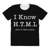 i know html All Over Women's T-shirt