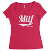 milf since 2012 Women's Triblend Scoop T-shirt