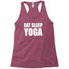eat sleep yoga Racerback Tank