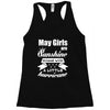 May Girls Are Sunshine Mixed With A Little Hurricane Racerback Tank