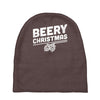 beery christmas hops drinking beer funny Baby Beanies