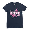 we have this hope breast cancer awareness Ladies Fitted T-Shirt