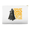 Coolest Dad Ever Next to Darth Vader of Course Accessory Pouches