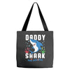 daddy shark doo doo doo family matching Tote Bags
