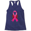 breast cancer pink ribbon Racerback Tank