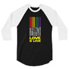 Lightsaber Rainbow 3/4 Sleeve Shirt
