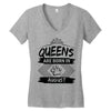 Queens Are Born In August Women's V-Neck T-Shirt