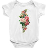 breast cancer flowers Baby Bodysuit