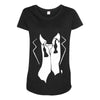 tuxedo after party Maternity Scoop Neck T-shirt