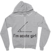 im acute girl Zipper Hoodie
