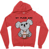 my puns are Zipper Hoodie