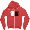 purr evil 2 Zipper Hoodie