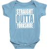 straight outta yorkshire Baby Onesie