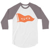 go flag 3/4 Sleeve Shirt