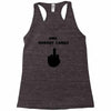 omg nobody cares Racerback Tank