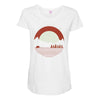 peaceful universe Maternity Scoop Neck T-shirt