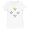 deutschland weltmeitser 4 sterne Ladies Fitted T-Shirt