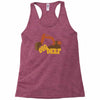 dig deep gold rush Racerback Tank