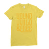 young wild and free Ladies Fitted T-Shirt