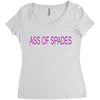 ass of spades Women's Triblend Scoop T-shirt